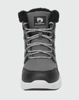 Dannto women‘s dark gray winter snow Boots shown from the front