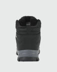 Dannto men‘s black winter snow Boots shown from the back