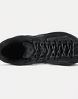 Dannto men‘s black wide toe outdoor sneakers shown from the top