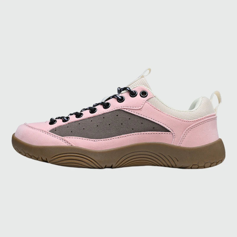 Aero N2 - pink wide toe box barefoot for men women shown from the side