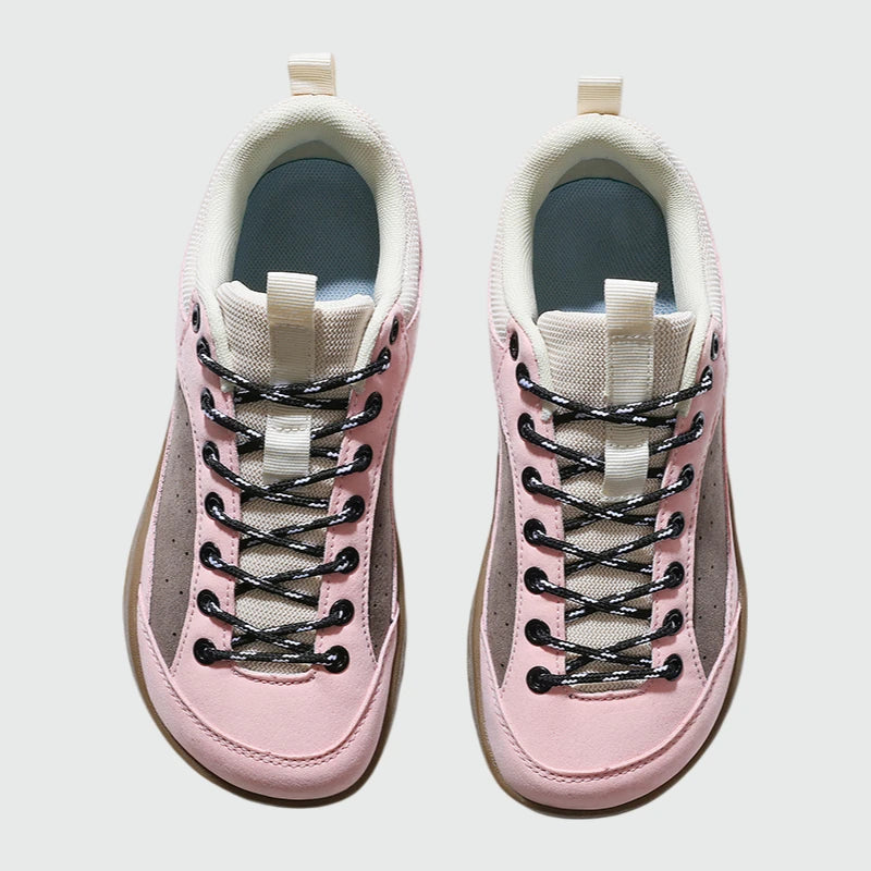 Aero N2 - pink wide toe box barefoot for men women shown from the top