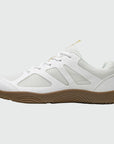 Dannto Aero N3- men's white wide toe box barefoot shoes shown from the side