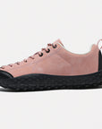 Dannto pink barefoot trail shoes shown from the side