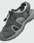 Dannto Trailport N2 - Women's Hiking Sandals gray shown from a three-quarter view