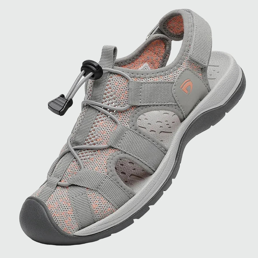 Dannto Trailport N2 - Women's Hiking Sandals pink shown from a three-quarter view