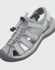 Dannto Trailport N3 - Women's Hiking Sandals gray shown from a three-quarter view