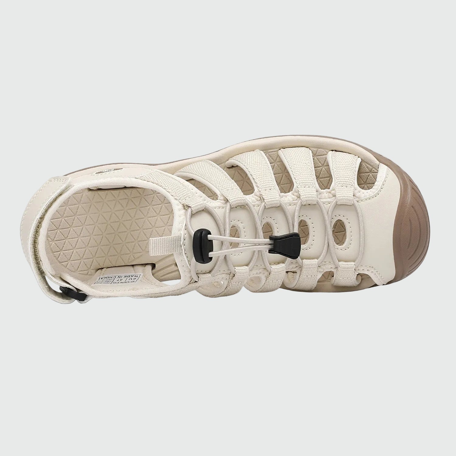 Dannto Trailport H3 - Women's Hiking Sandals beige shown from the top