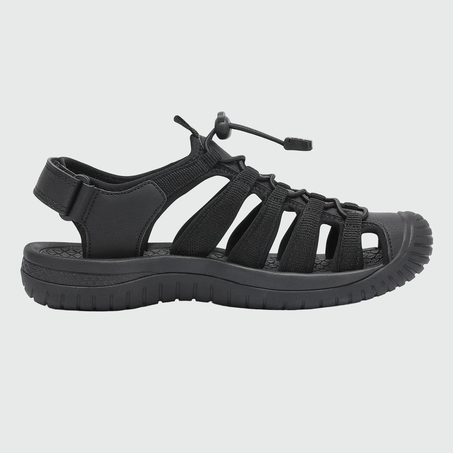 Dannto Trailport H3 - Women's Hiking Sandals black shown from the side