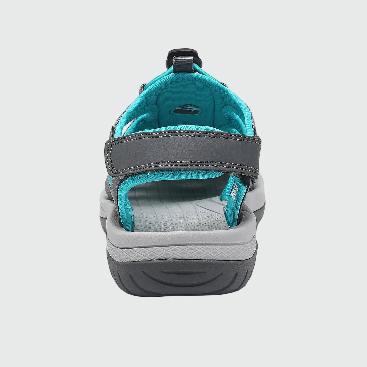 Dannto Trailport H3 - Women's Hiking Sandals gray green shown from the back