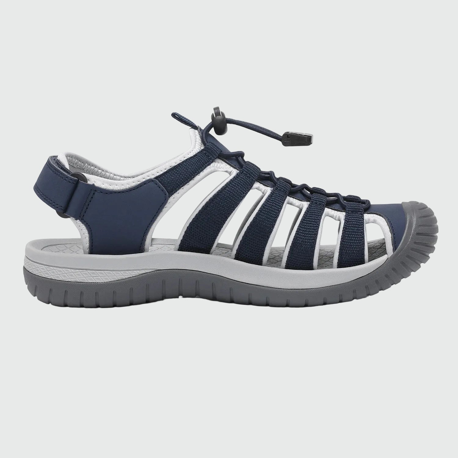 Dannto Trailport H3 - Women's Hiking Sandals navy blue shown from the side