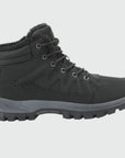 Dannto men‘s black winter snow Boots shown from the side