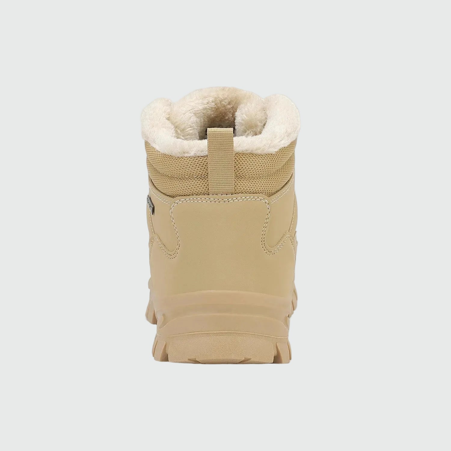 Dannto men‘s  khaki winter snow Boots shown from the back