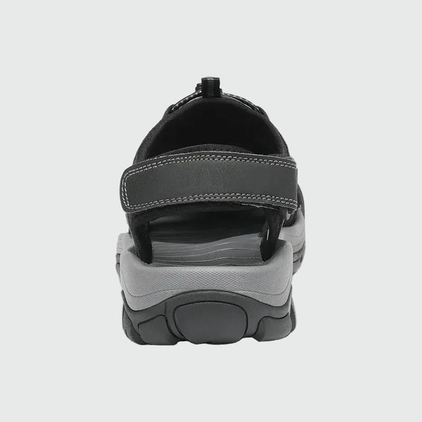 Dannto Trekport N2 - Men's Hiking Sandals black shown from the back