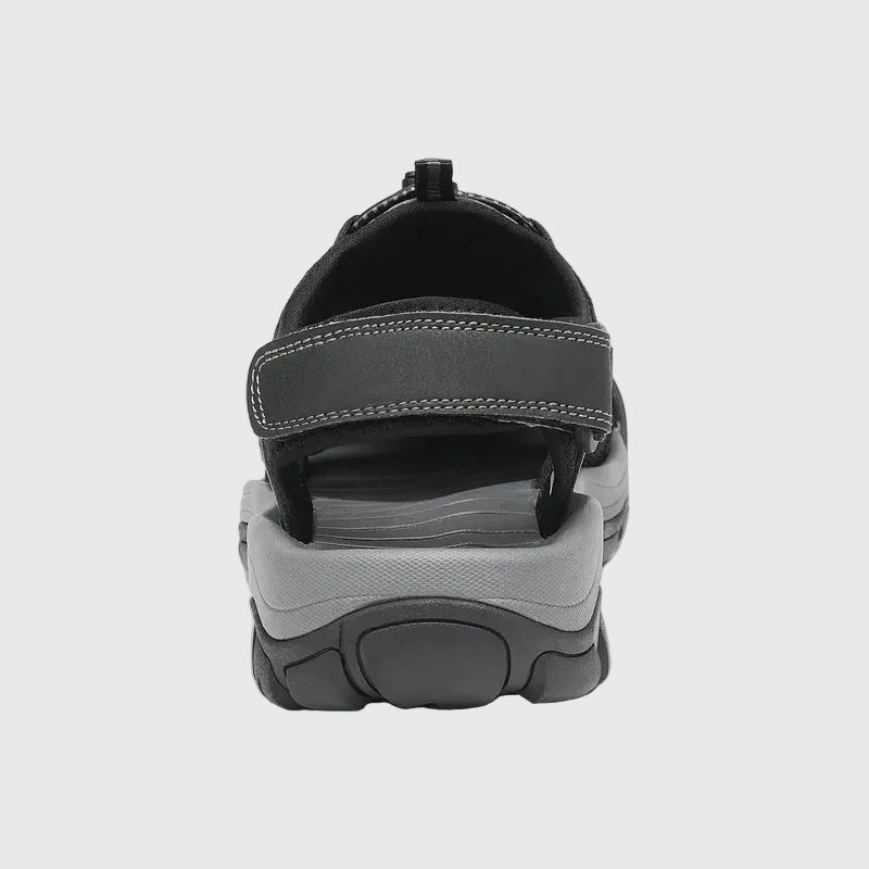 Dannto Trekport N2 - Men's Hiking Sandals black shown from the back