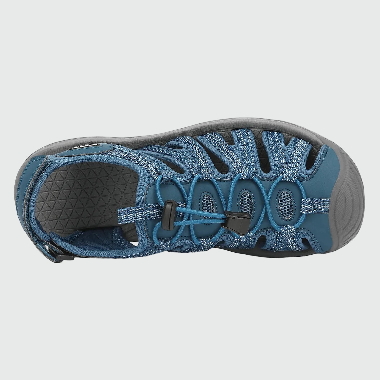 Dannto Damen-Wandersandalen mit geschlossener Zehenpartie S2 Marineblau, von oben dargestellt