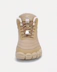 Dannto unisex‘s khaki winter snow Boots shown from the front