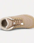 Dannto unisex‘s khaki winter snow Boots shown from the top
