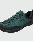 Dannto Veld I - Men's and Women's Wide Toe Box Barefoot Shoes green shown from a three quarter view